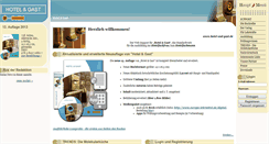 Desktop Screenshot of hotel-und-gast.de